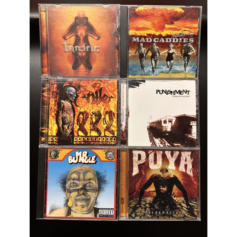 Metal / Hardcore CD Lot – Mr Bungle, Nile, Tantric, Puya, Mad Caddies, Punishmen